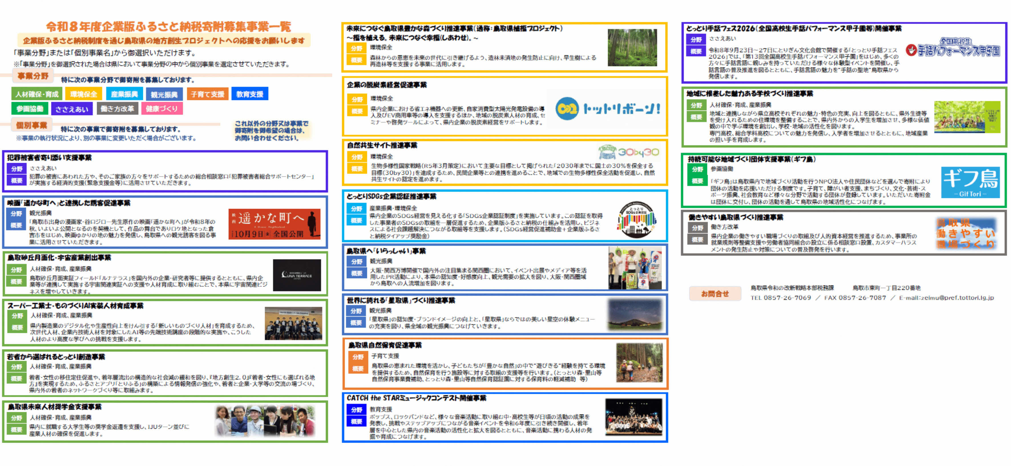 R8事業一覧